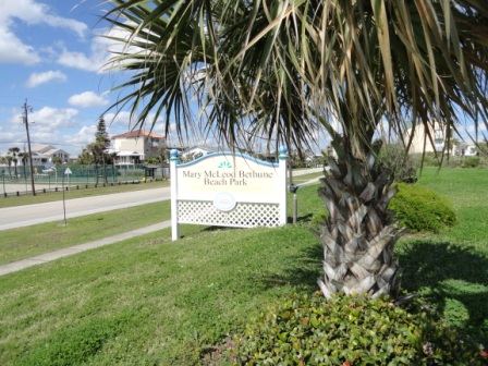 Bethune Beach Sign