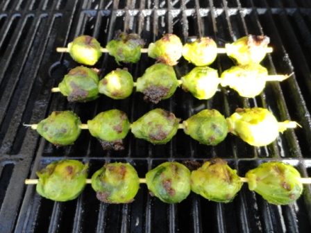 Grilled Tropical Brussels Sprouts