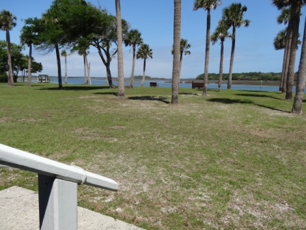 view of Fort George River from the Main House